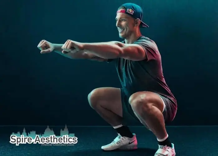 Image of man build leg muscle St George through exercise