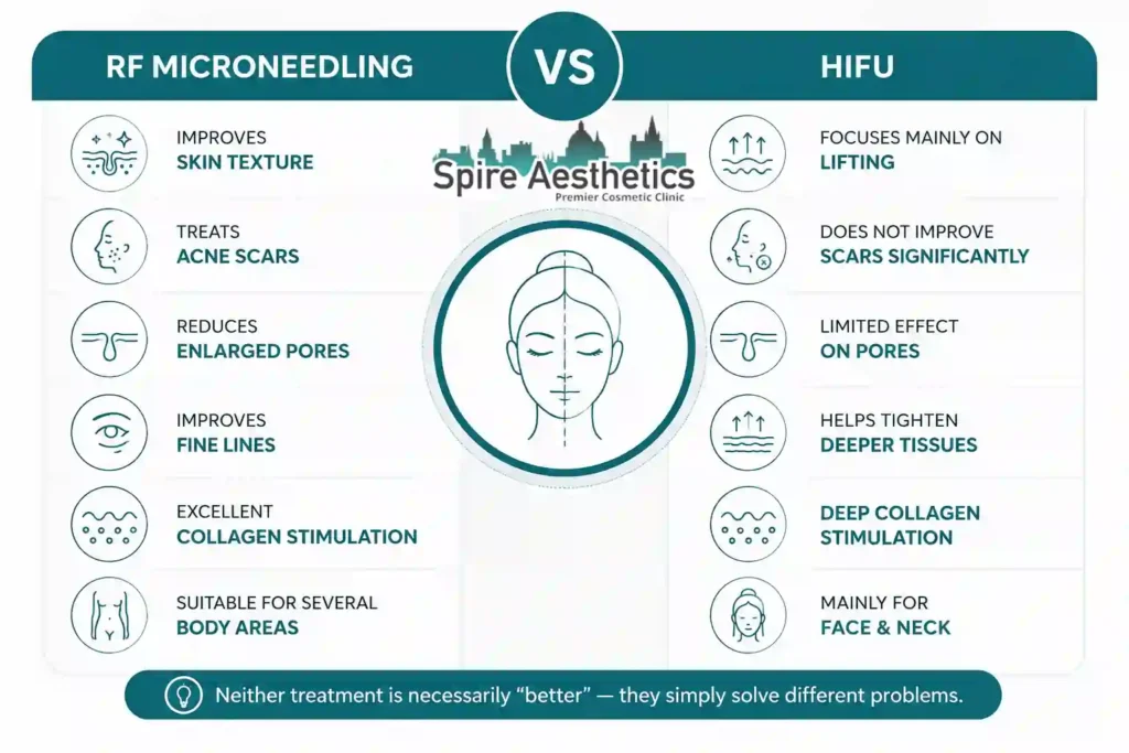 RF Microneedling vs HIFU: Which Treatment Gives Better Results St George?